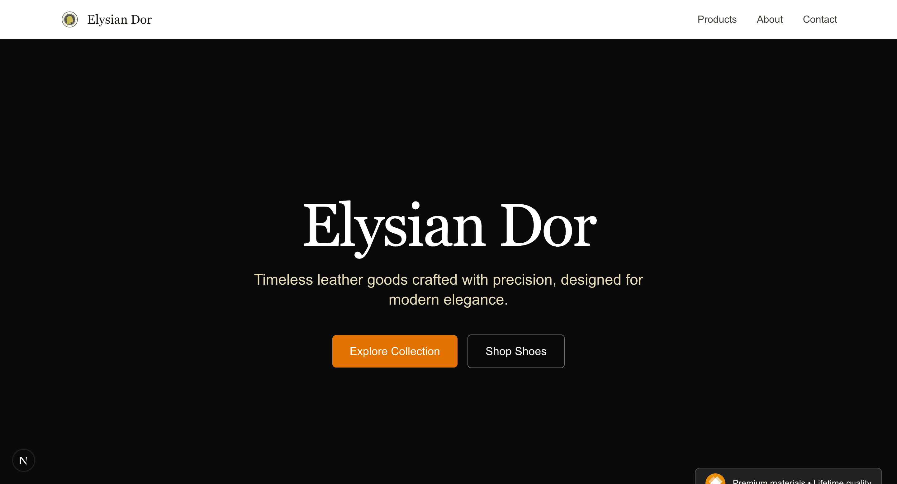 Leather Goods Template